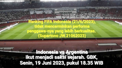 Ranking FIFA Tidak Mencerminkan Kualitas Timnas Indonesia yang Sudah Level Dunia