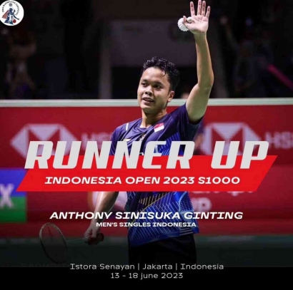 Anthony Ginting: Runner Up Indonesia Open 2023 yang Sukses di Kancah Internasional