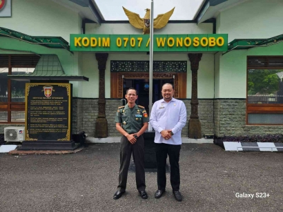 Audiensi dan Silaturahmi Kepala Kantor Imigrasi Wonosobo dengan Komandan Kodim 0707 Wonosobo
