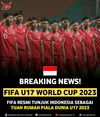 Resmi, Indonesia Jadi Tuan rumah Piala-Dunia U-17 2023