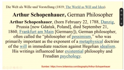 Arthur Schopenhauer: Penderitaan dan Dokrin Buddha