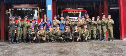 Keahlian Penyelamatan Ditingkatkan, Menwa Batalyon VII/SK Gelar Latihan Vertical Rescue