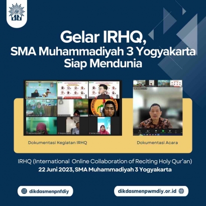 Gelar IRHQ, SMA Muhammadiyah 3 Yogyakarta Siap Mendunia