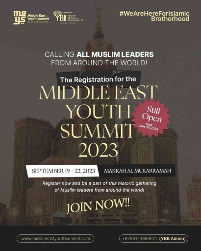 Middle East Youth Summit (MEYS) | 19-22 September 2023