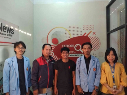Kegiatan KKL Mahasiswa STMIK PROFESIONAL di PT Sun Televisi Makassar (iNews Makassar)