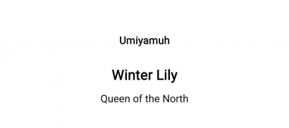 Winter Lily; Penyusup di Istana (bagian 11)