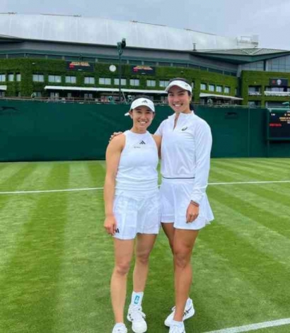 Menang Dua Set, Aldila/Kato Mulus ke Babak Kedua Wimbledon