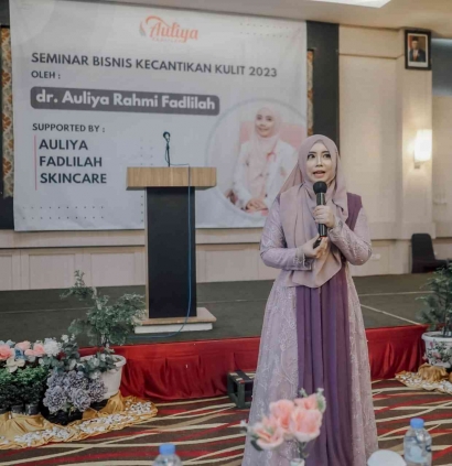 Auliya Rahmi Fadlilah, Dokter Cantik dan Single Mom Entepreneur yang Sukses Berbisnis