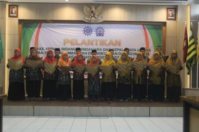 Dikdasmen PNF DIY Lantik Wakabid, Ka TU, dan Bendahara SMA/SMK Muhammadiyah Yogyakarta