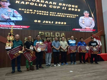 Mampang Bridge Community Jakarta Rebut Kapolda Sulbar Cup