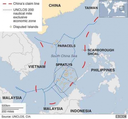 China sebagai Hegemon Regional di Laut China Selatan