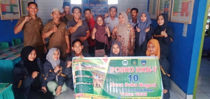 Penerimaan Mahasiswa KKN Tematik 10 Angkatan XX Universitas Nurul Huda di Desa Suka Negeri