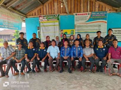 Perkenalan dan Pemaparan Program Kerja Mahasiswa KKN-Tematik 06  di desa Menanga Besar