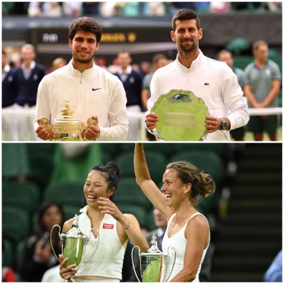 Wimbledon 2023 (14):  Remaja dan Oldcrack Sama2 Juara Plus Rangkuman Final