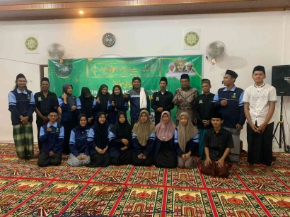 Doa Bersama, KKN Posko 47 UIN Walisongo Semarang Mengikuti Acara Rutinan