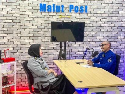 Kadiv Pemasyarakatan Hadir di Podcast Malut Post, Bicara Karir dan Pengalaman
