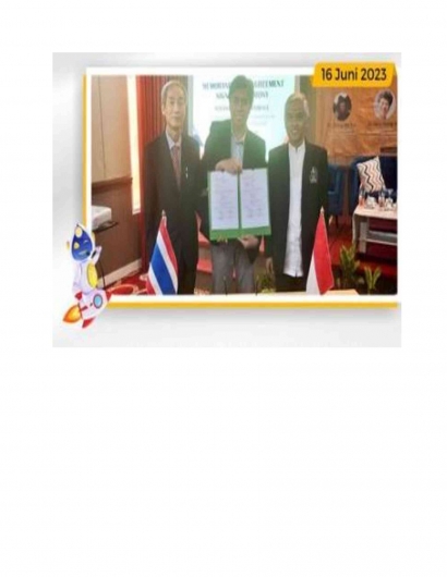 Penandatanganan MoA antara UDB Surakarta dengan Thai Global Business and Administration College