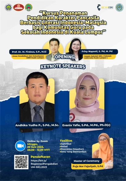 Komunitas Guru Sekolah Indonesia Kuala Lumpur Antusias Ikuti Kursus Pendidikan Pancasila oleh UM