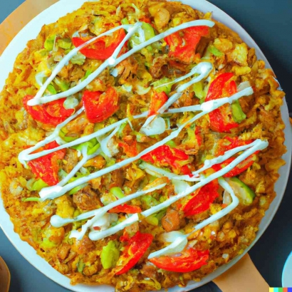 Resep Nasi Goreng Pizza