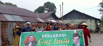 Relawan Kampung Lama Slenger Negeri Tulehu, Deklarasikan Cak Imin Calon Presiden 2024