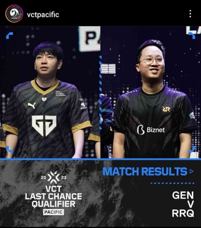 GEN G Berhasil Menaklukan RRQ pada Lower Bracket VCT LCQ