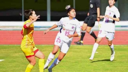Belum Genap Sebulan Gabung, Zahra Muzdalifah Cetak Gol Semata Wayang untuk Cerezo Osaka
