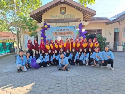 Mahasiswa KKN Berperan Aktif dalam Kesuksesan Kegiatan Launching Posyandu Prima