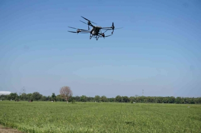 Utilisasi Drone Tingkatkan Efisiensi Usaha Tani Padi