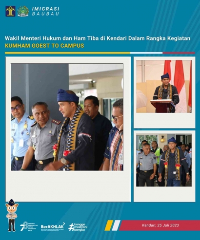 Dalam Rangka Program Kumham Goes To Campus Wamenkumham Kunjungi Kota Kendari Sulawesi Tenggara