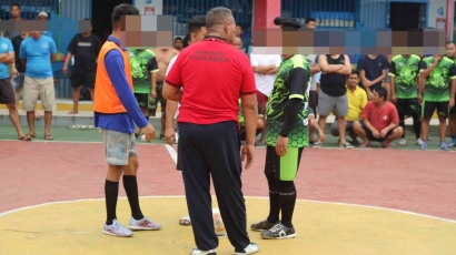 Utamakan Sportivitas, WBP Lapas Narkotika Samarinda Meriahkan Pertandingan Porsenap 2023