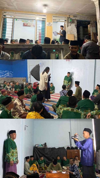 Kreatifnya Tim KKN-T Umsida Kalidawir dalam Pemotretan Pembuatan Kartu Tanda Anggota Muhammadiyah