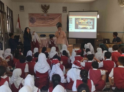 KKN Desa Pakisaji Universitas Negeri Malang Adakan Selebrasi Literasi di SDN Pakisaji 03 Malang