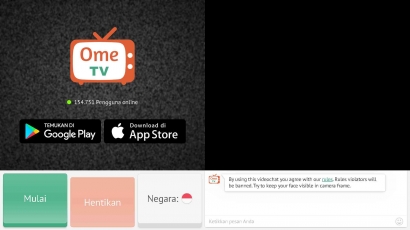 Ome TV sebagai Alternatif Komunikasi pada Era Digital saat Ini