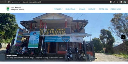 Mahasiswa KKN Universitas Negeri Malang Mengembangkan Website Desa Dalisodo