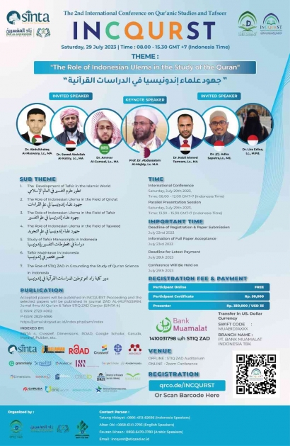 STIQ ZAD Cianjur Gelar Seminar Internasional Bertajuk Peran Ulama Indonesia Dalam Studi Al-Quran