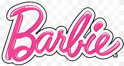 Tulisan Barbie PNG, JPG Cocok untuk Diedit