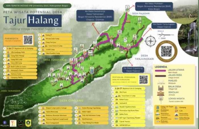 KKNT Inovasi IPB 2023: Tajurhalang Tourism Mapping