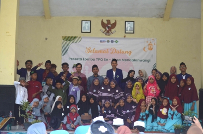 Peringati Tahun Baru Islam, Mahasiswa KKN UM 2023 Adakan Lomba TPQ se-Desa Mendalanwangi