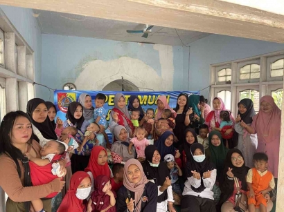 KKN Kolaborasi 055 Berperan Aktif dalam Kegiatan Kesehatan Masyarakat Desa Seputih Kecamatan Mayang