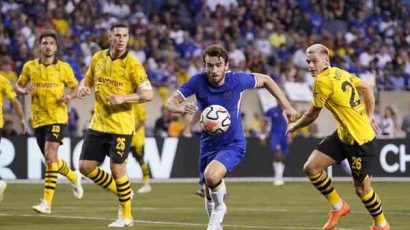 Imbang Lawan Dortmund, Chelsea Jadi Tim EPL yang Tak Terkalahkan di Laga Pramusim