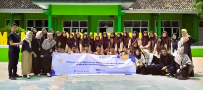 Mahasiswa PPG G2 UM Metro Tingkatkan Literasi Digital Lewat Proyek Canva di MAN 1 Lampung Timur