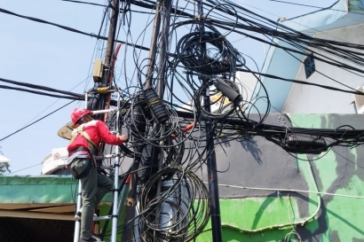 Banyak Kabel Utilitas di Medan, Butuh Penanganan demi Keselamatan