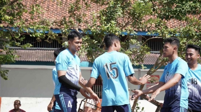 Sengit, Tim Bola Voli Lapas Besi Berhasil Kandaskan Perlawanan Taruna Poltekip