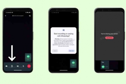 WhatsApp Luncurkan Fitur Share Screen Saat Video Call