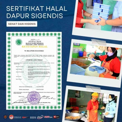 Sehat dan Higenis! Dapur LPP Semarang Resmi Dapatkan Sertifikat Halal MUI
