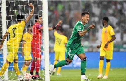 Debut Roberto Firmino Bersama Al Ahli, Langsung Hat-trick dan Menangkan Timnya 3-1