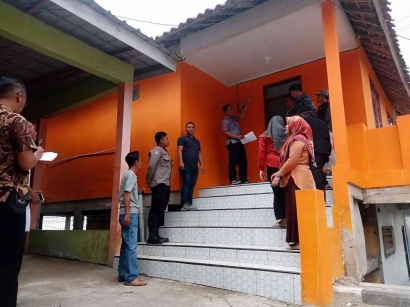 Satnarkoba Polres Subang Mengecek Kesiapan Posko Kampung Bebas Narkoba di Desa Ciater