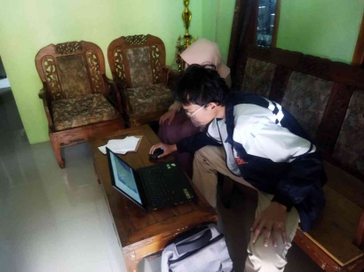 Salut! Mahasiswa KKN Tim II UNDIP Membuat Peta Batas Administrasi Dusun di Desa Sawangan