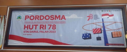 STAI Darul Falah Bandung Barat Gelar PORDOSMA untuk Memeriahkan HUT Ke-78 RI