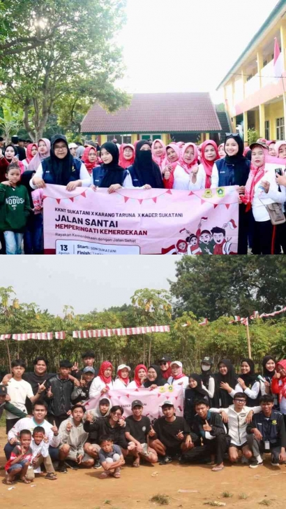 Terus Melaju untuk Indonesia Maju bersama Desa Sukatani dan Mahasiswa KKN T Universitas Djuanda